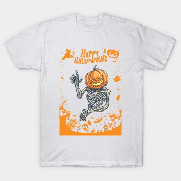 Halloween Torrent card pumpkin T-Shirt by Bestworker